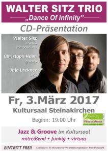 Plakat Walter Sitz Trio